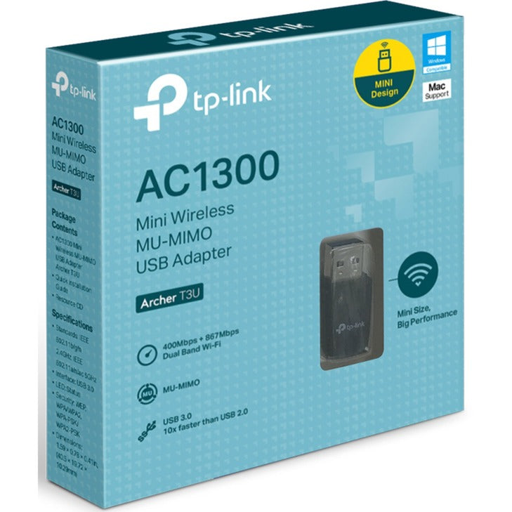 TP-LINK ARCHER T3U AC1300 MINI sans fil MU-MIMO USB-ADAPT