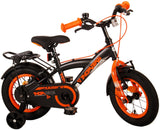 Volare Thombike Children's Bike - Drenge - 12 tommer - Black Orange - To håndbremser
