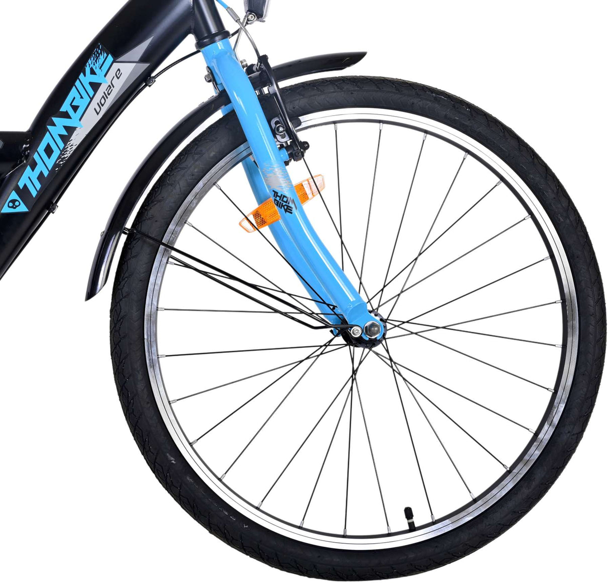 Otroško kolo Volare Thombike - Fantje - 24 palcev - črno modra - 3 prestave