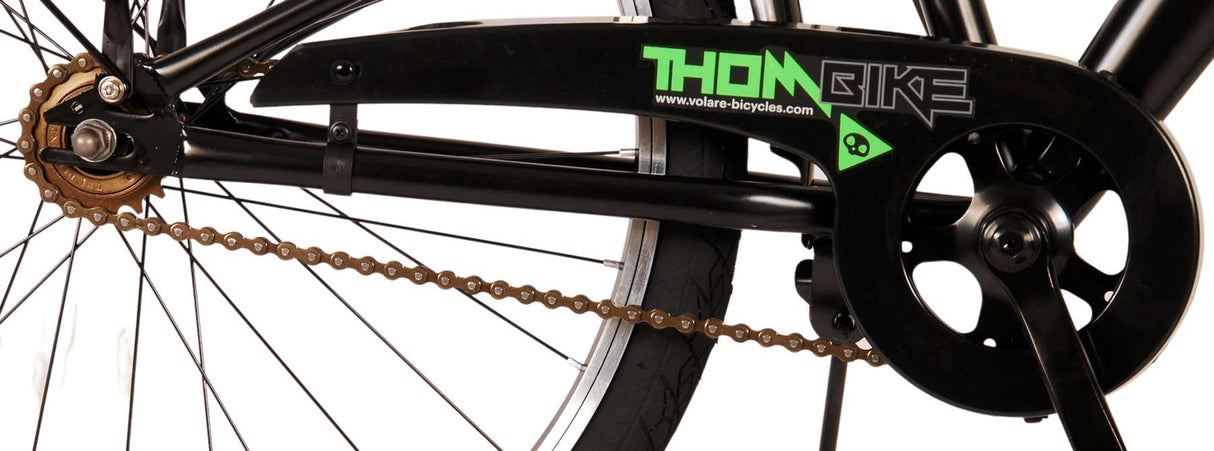 Volare Thombike children's bike - Boys - 24 inch - Black Green - Two hand brakes
