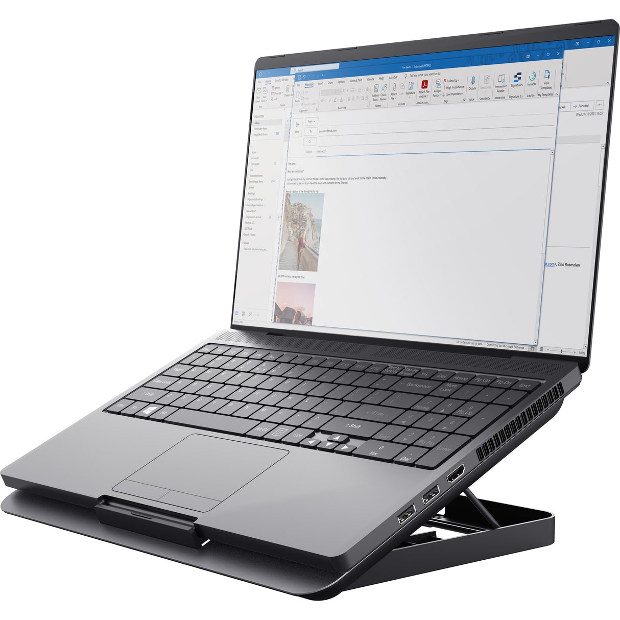 Confiar en el soporte de enfriamiento de la computadora portátil Extop