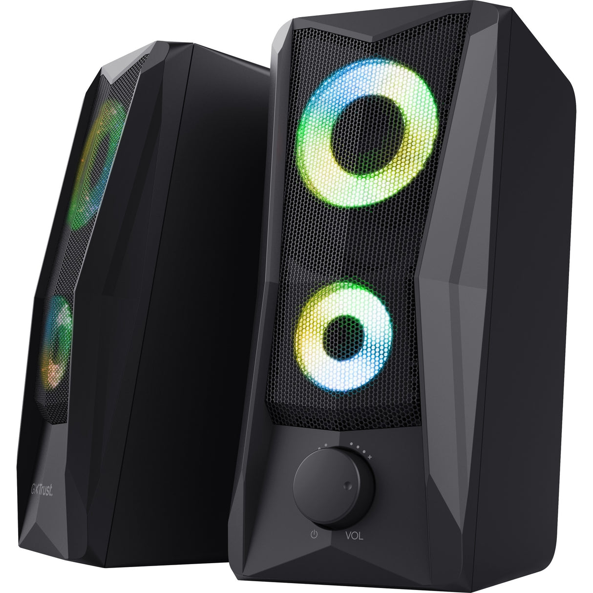 Trust gxt 606 javv rgb verlichte 2.0 speakerset