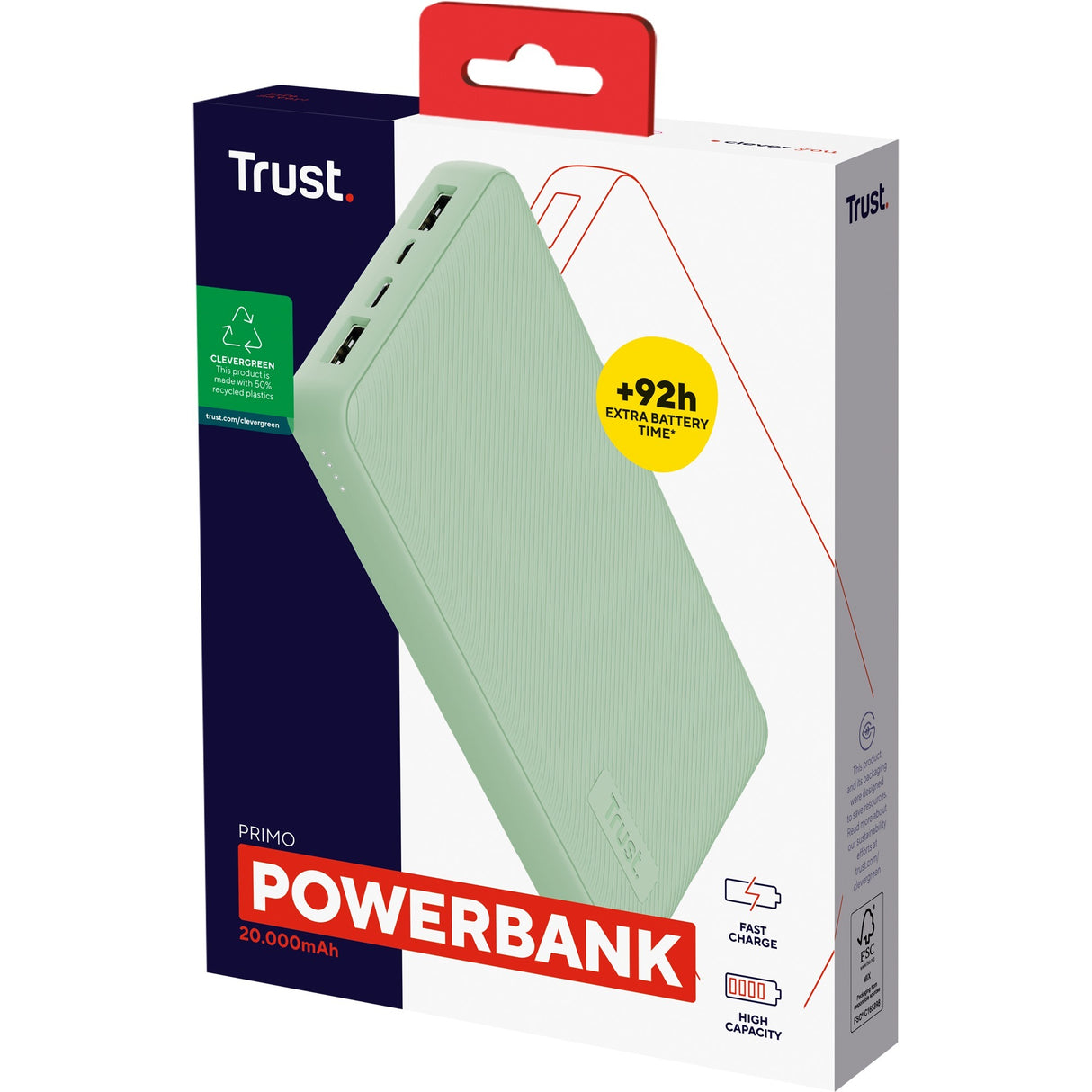 Trust Trust Primo 20,000 mAh Eco Powerbank