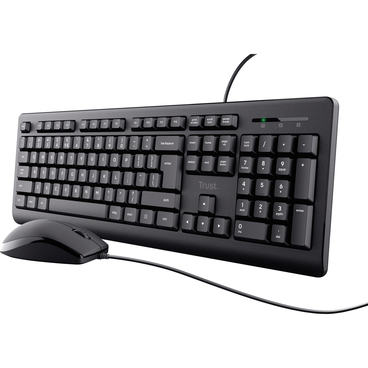 Faites confiance au clavier filaire et à l'ensemble de souris