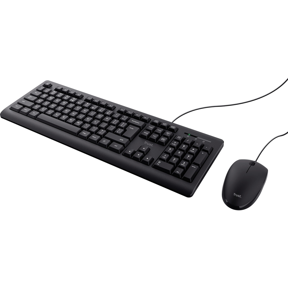 Faites confiance au clavier filaire et à l'ensemble de souris