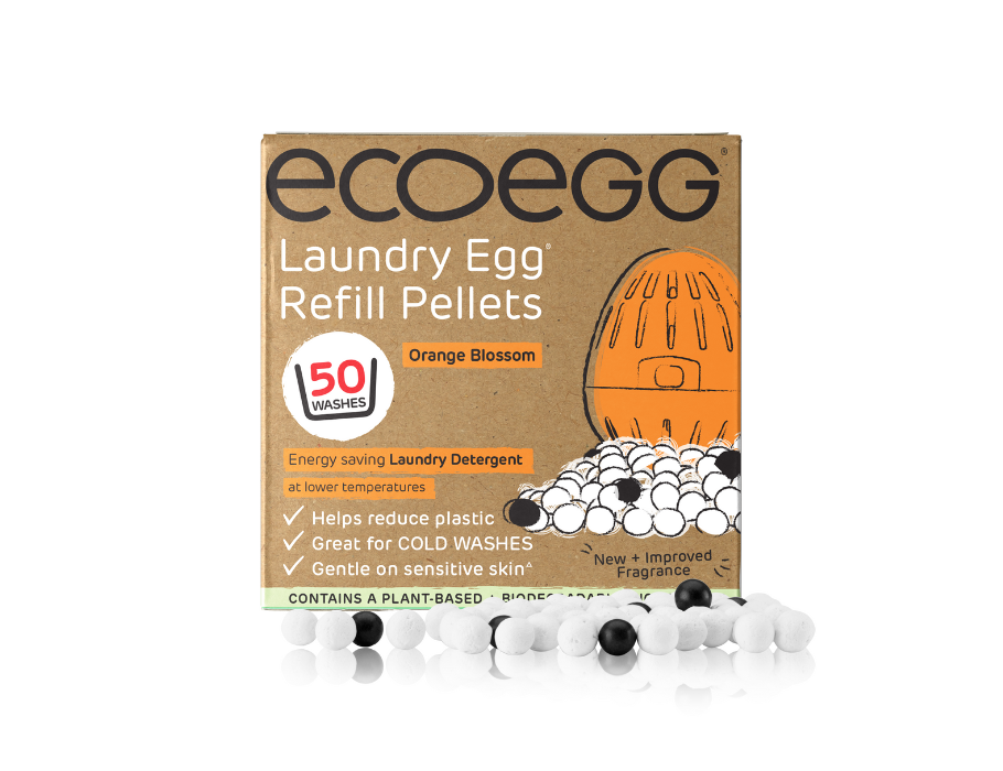 Ecoegg Ponovno oranžno cvete 50 pralnih snovi