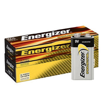 Enerdis Energizer Industrial 9V box with 12 pieces