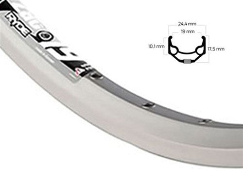 Rim 28-5 8 36G Alu ZAC-19 D-BUS SILVER