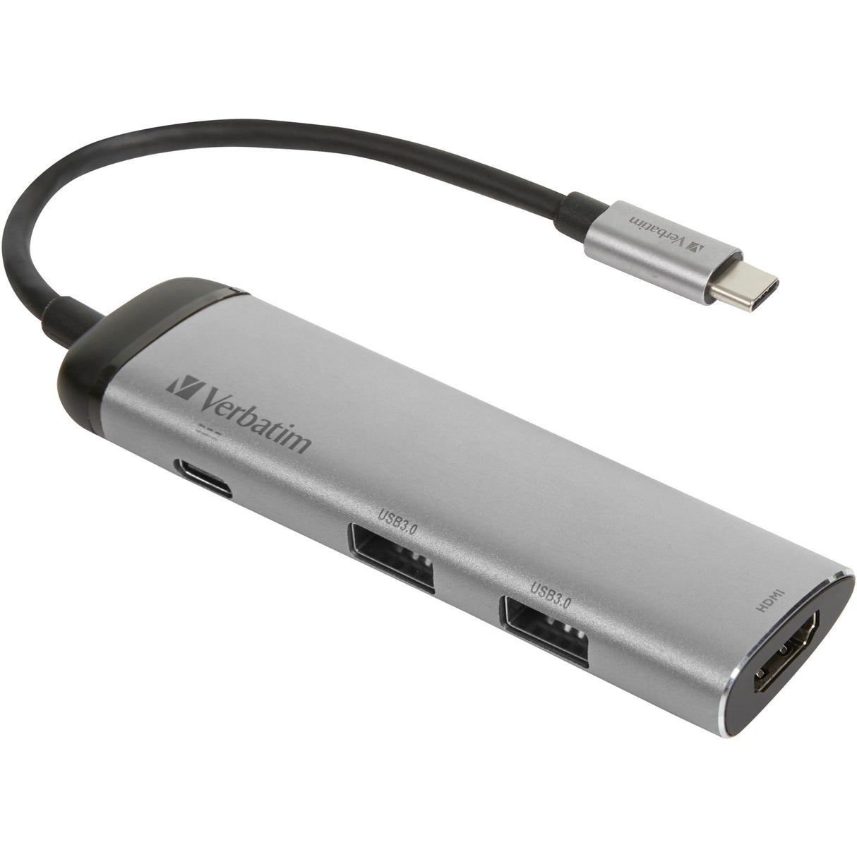 Verbatim USB 3.2 Gen 1 Multiport Hub, USB-C> 2X USB-A + US
