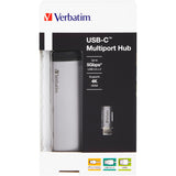 Verbatim USB 3.2 Gen 1 Multiport Hub, USB-C> 2X USB-A + US
