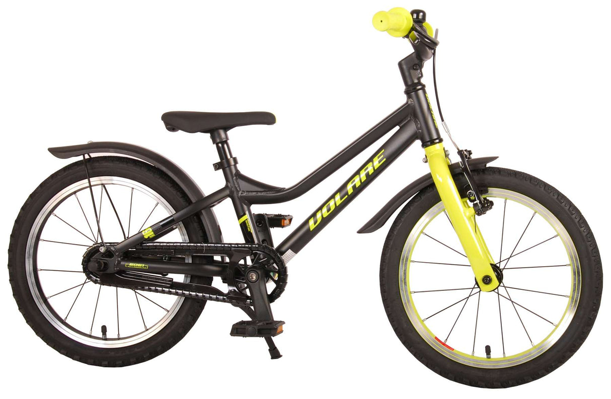 Volare Blaster Children's Bike - Drenge - 16 tommer - Black Yellow - Prime Collection