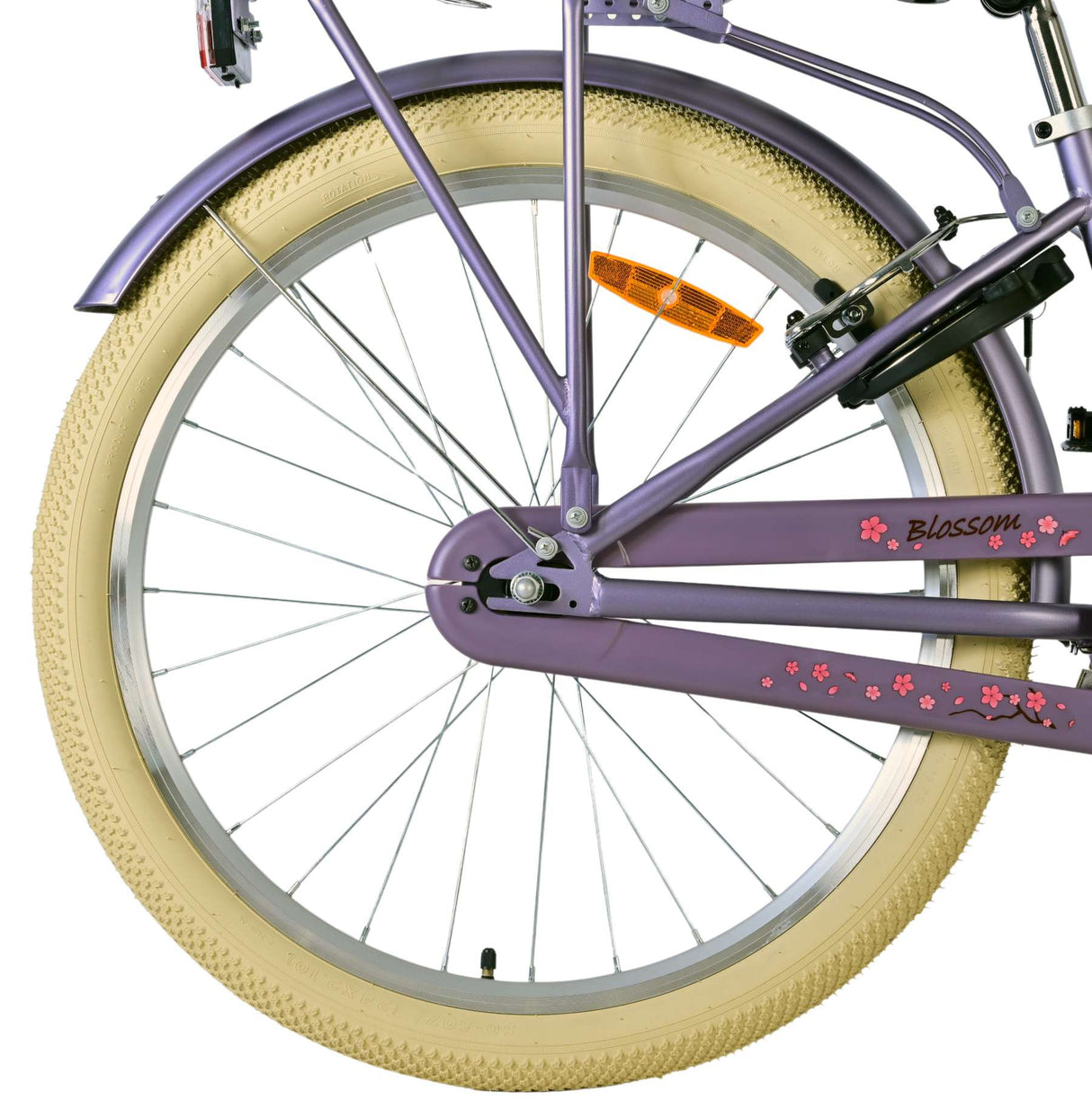 Volare Blossom Children's Bicycle - Girls - 24 pouces - Purple - deux freins à main