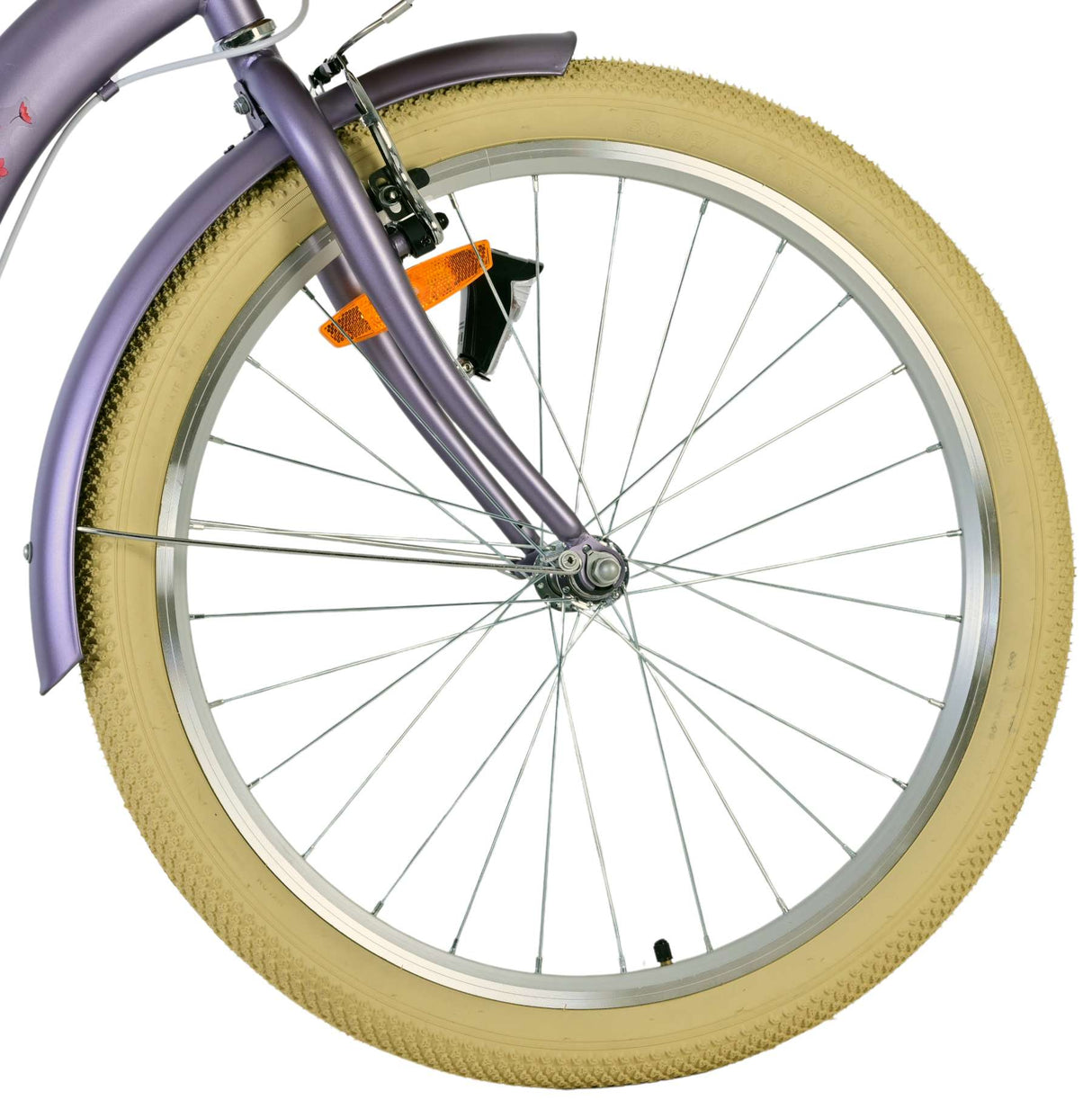 Volare Blossom Children's Bicycle - Girls - 24 pouces - Purple - deux freins à main