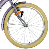 Volare Blossom Children's Bicycle - Girls - 24 pouces - Purple - deux freins à main