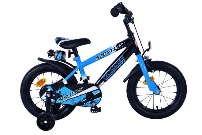 Volare Sportivo Children's Bicycle - Pojkar - 14 tum - Blue Black