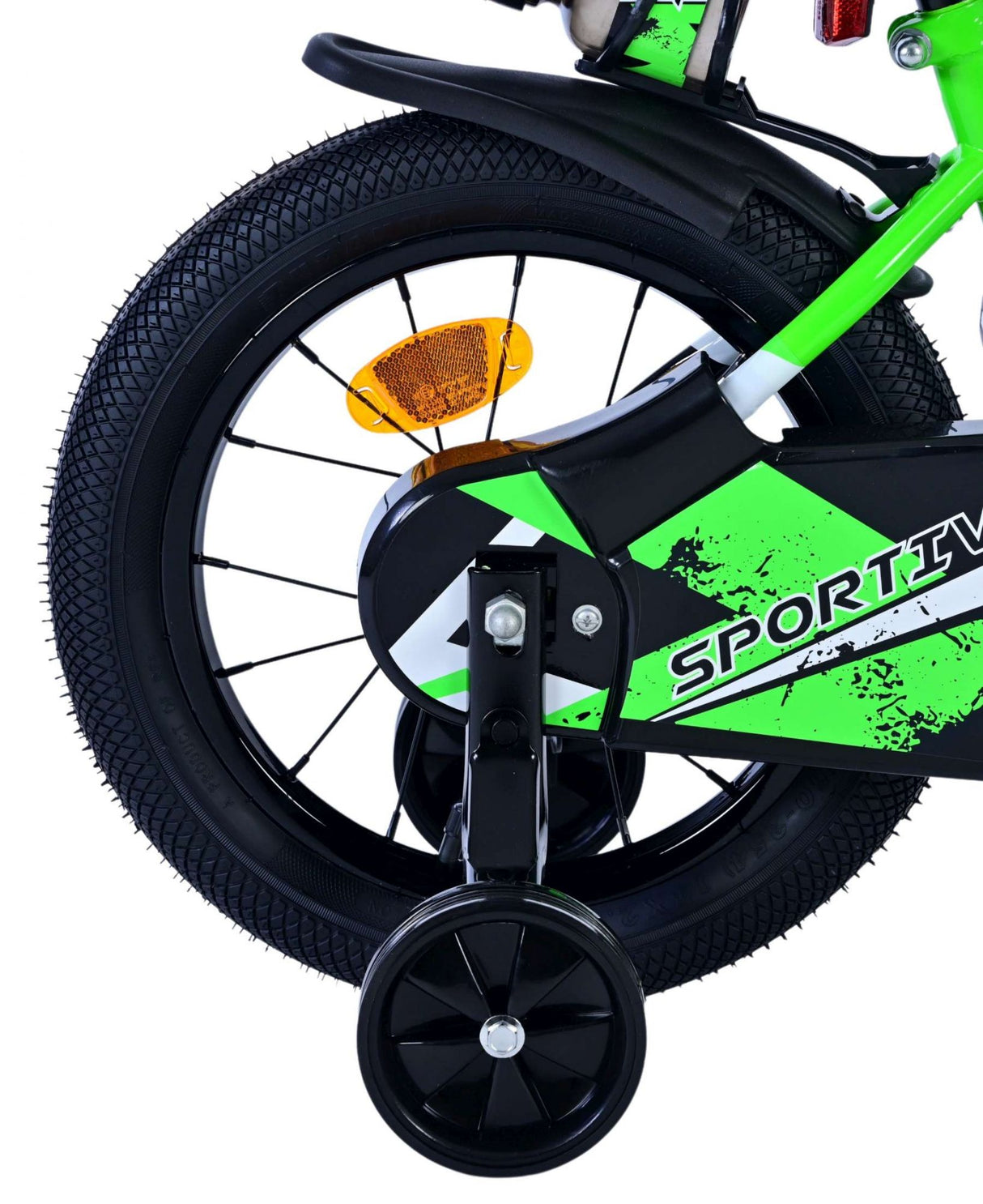 Volore Sportvivo Kanner Velo - Jongen - 14 Zoll - gréng schwaarz