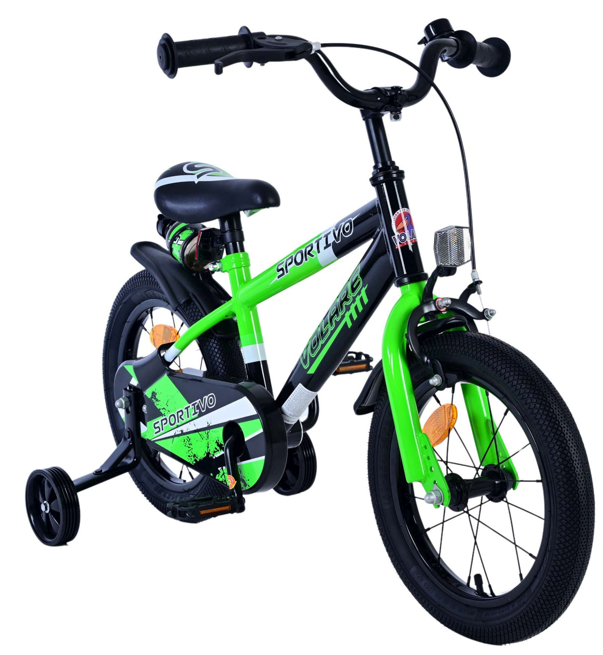 Volore Sportvivo Kanner Velo - Jongen - 14 Zoll - gréng schwaarz