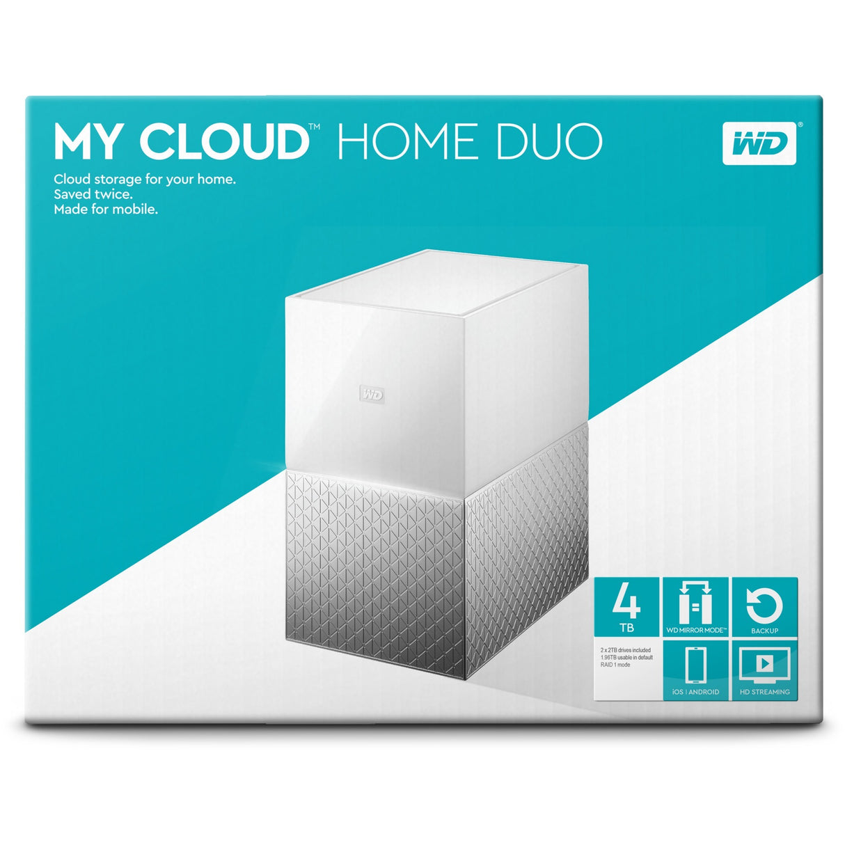 Wd moj oblačni domači duet, 4 TB