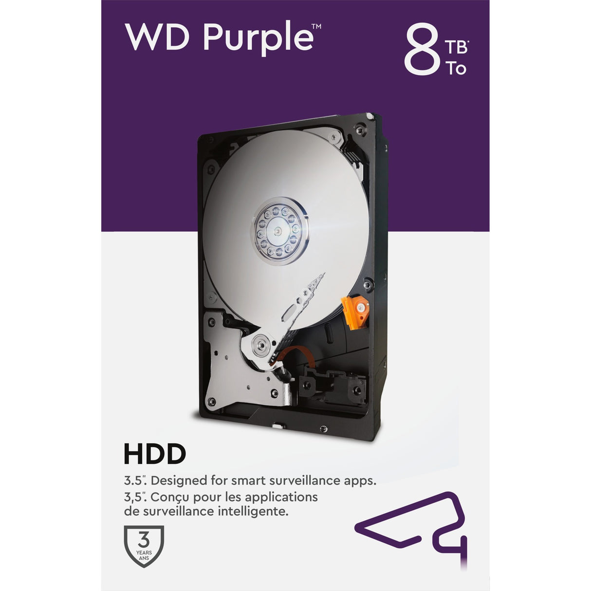Wd wd vijolična 8 tb