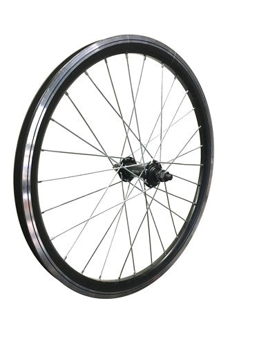 HH forhjul 20x1,75 alu sort