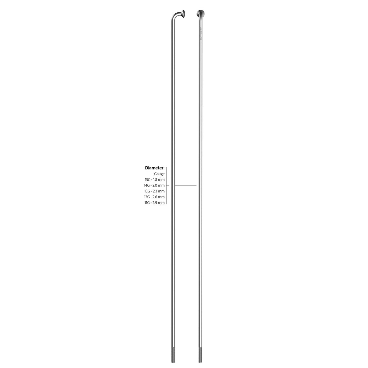 Spaken 286-14 SAPIM -leder Ø2,00 mm FG 2.3 - Rustfrit stål (100 stykker)