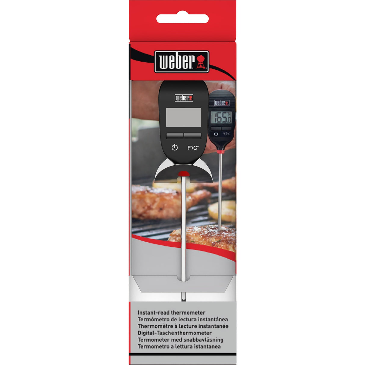 Weber directly readable thermometer