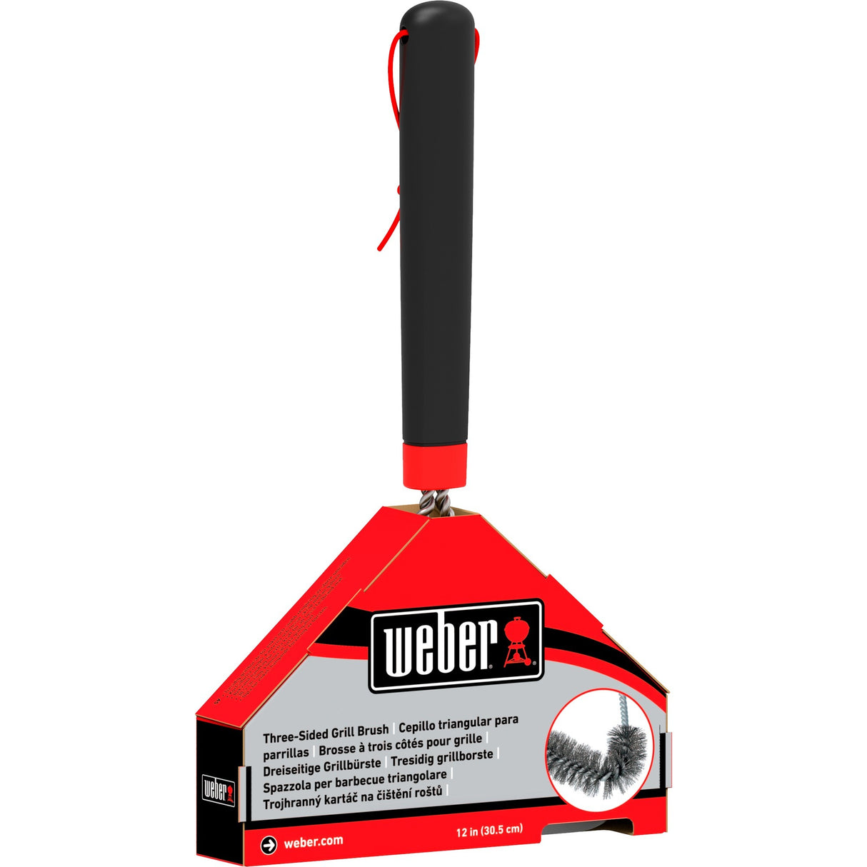 Cepillo de limpieza de tres lados de Weber