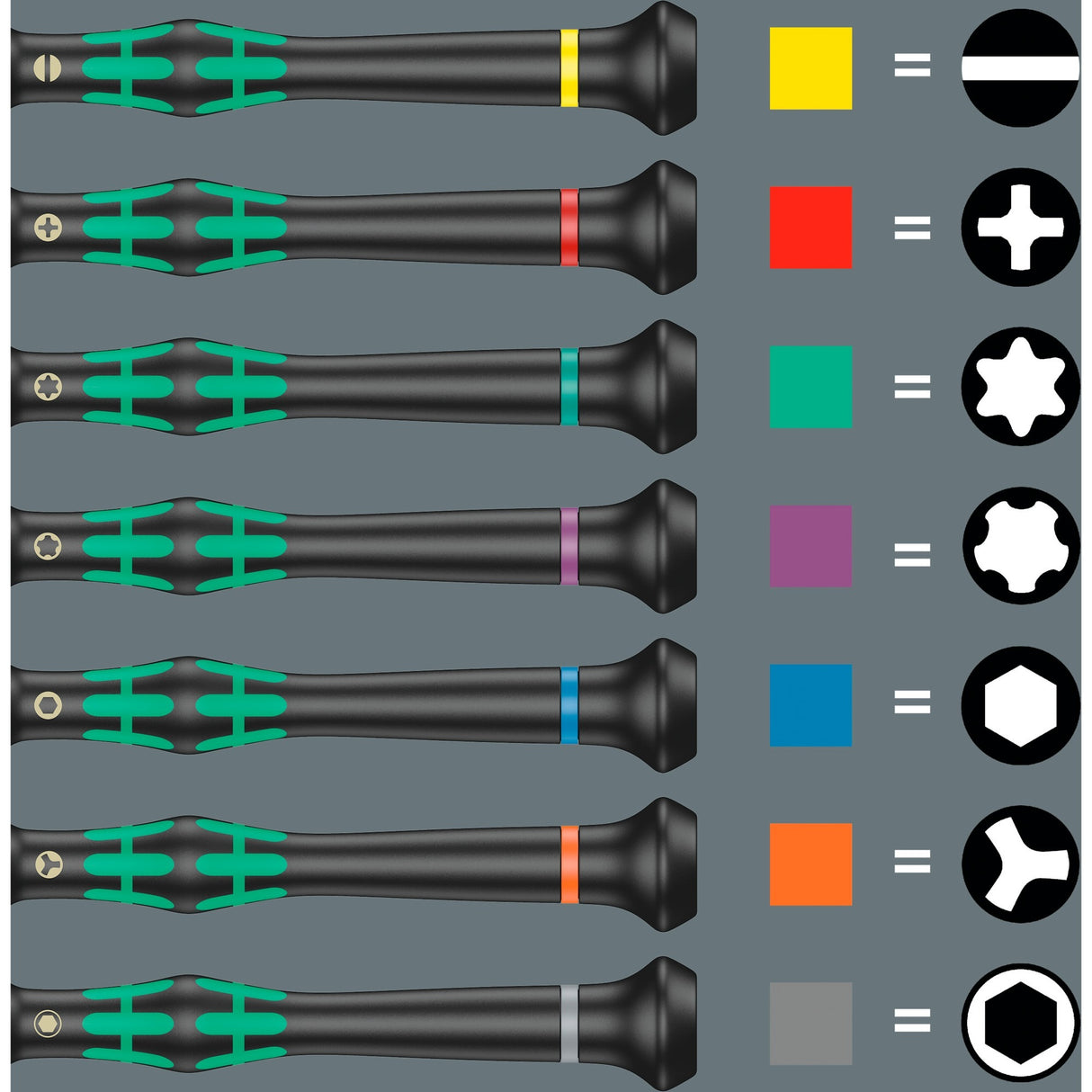 Wea 2067 6 Elektronik Torx BO Screewriver Set + r