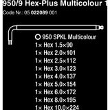 WAA 950 9 Hex-Plus Multicolour 1 Stift tipke, metr