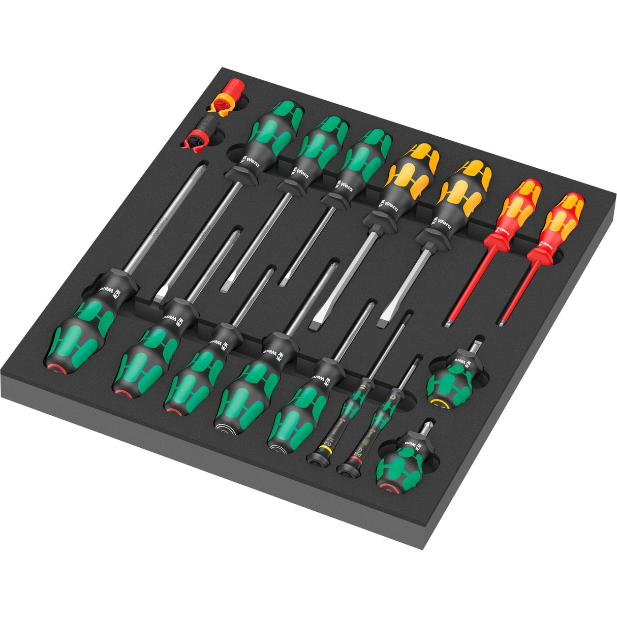 WERA 9710 POAMING INSERT pomocí šroubováku
