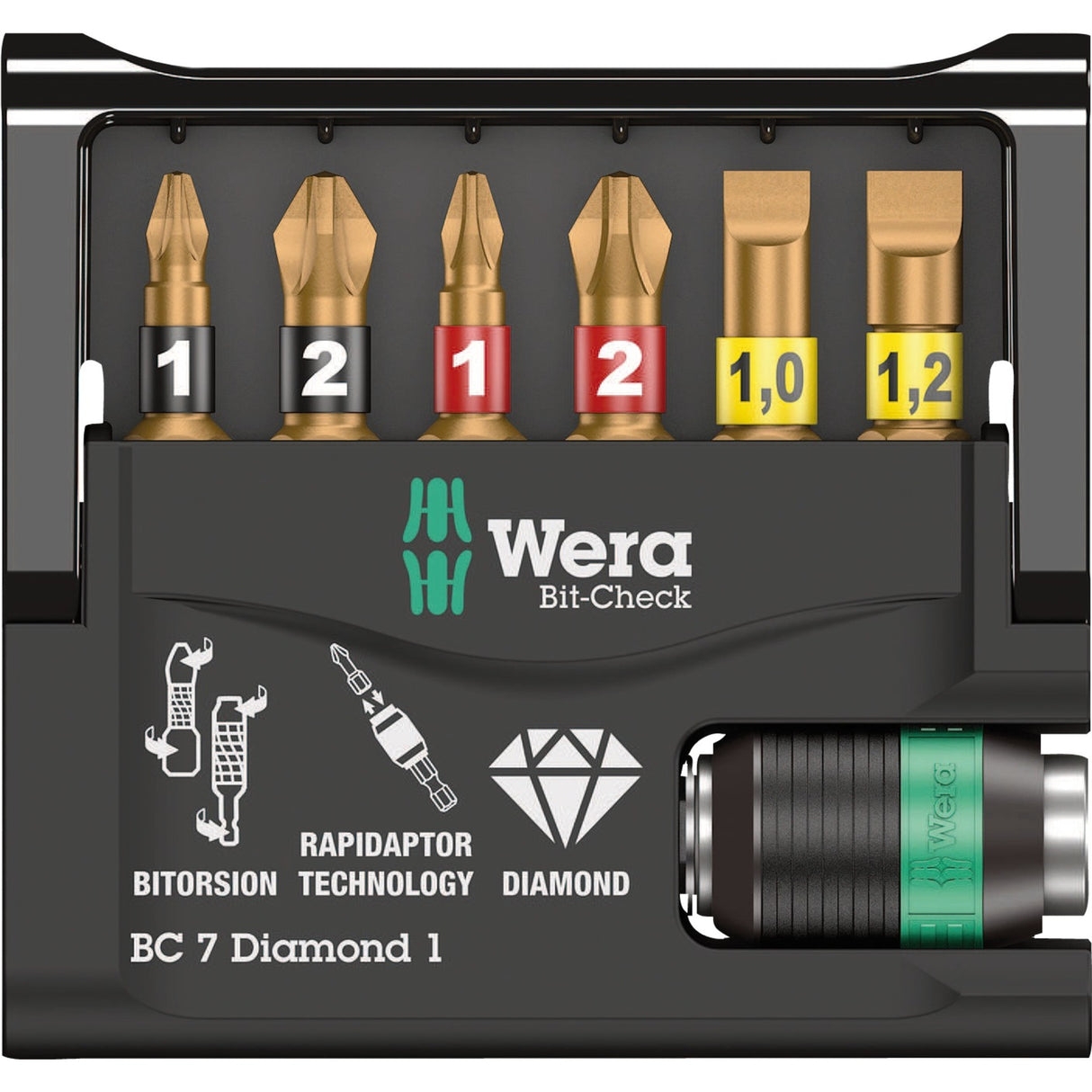 Wera bit-preverite 7 diamant 1