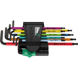 Wera Zuss Schlësselen setzen Torx 967 9 TX BO Multicoloour 1 sb