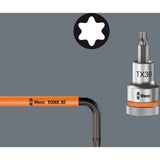 Wera Zuss Schlësselen setzen Torx 967 9 TX BO Multicoloour 1 sb