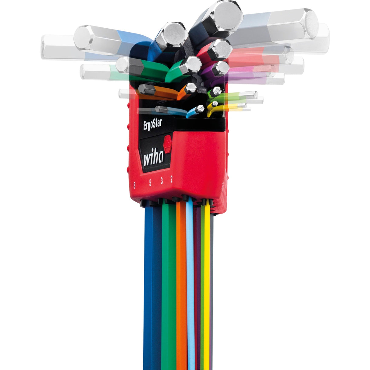 Wiha Allen Keys in Ergostar Holder festgelegt