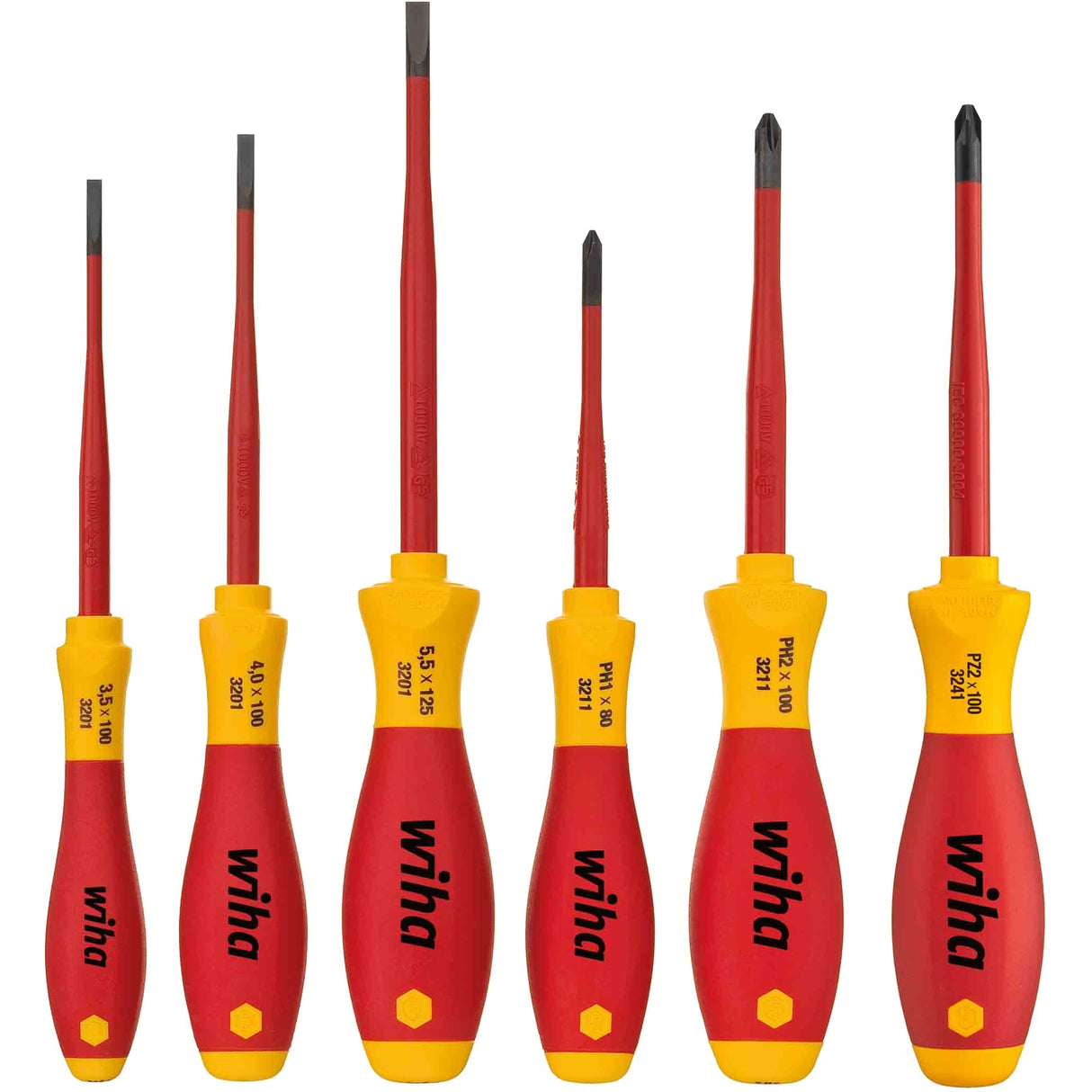 Wiha Schroevendraaierset SoftFinish electric slimFix
