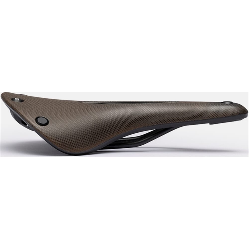 Brooks Saddle C17 rzeźbiony brązowy