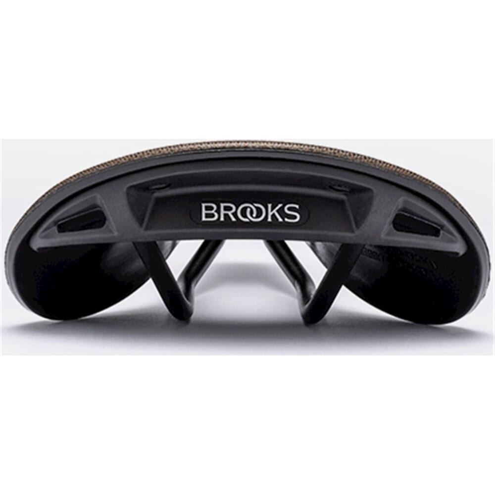 Brooks Saddle C17 rzeźbiony brązowy