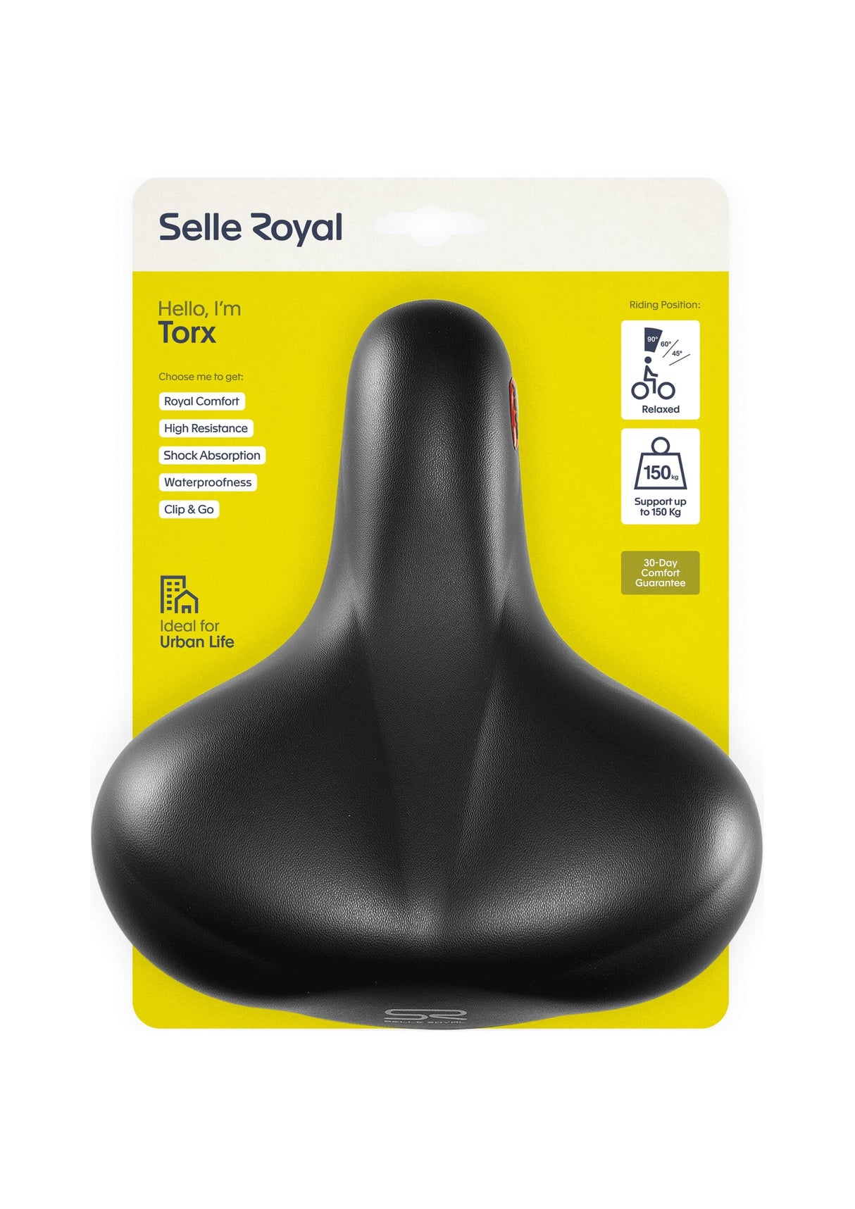 Selle Royal Saddle Premium Torx sproščeno unisex Black