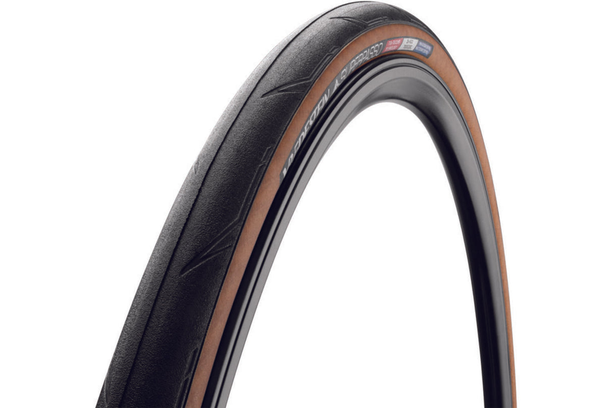 VRedestein - Superpasso TULELESS KLAR 700X32C Sort gennemsigtig