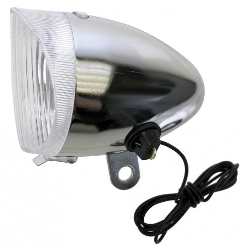 Headlight Halogen Dynamo Silver