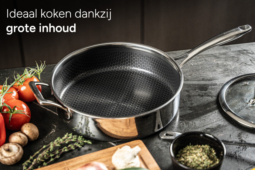 ARBAER SPAP PAN Induction Ø 28 cm with honeycomb anti-stick coating