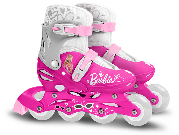 Skates en línea Hardboot Tamaño rosa ajustable 30-33