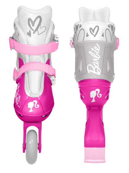 Skates en línea Hardboot Tamaño rosa ajustable 30-33