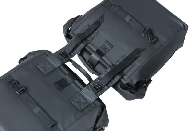Basil SoHo Nordlicht dubbele fietstas - waterdicht, zwart, 41L