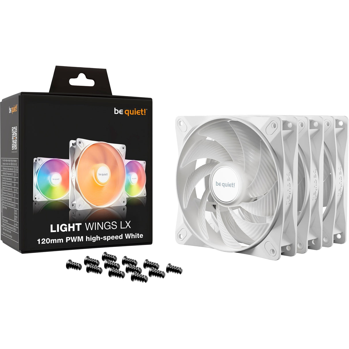 Vær stille! Lys LX PWM High-Speed ​​120 mm Triple Pack W
