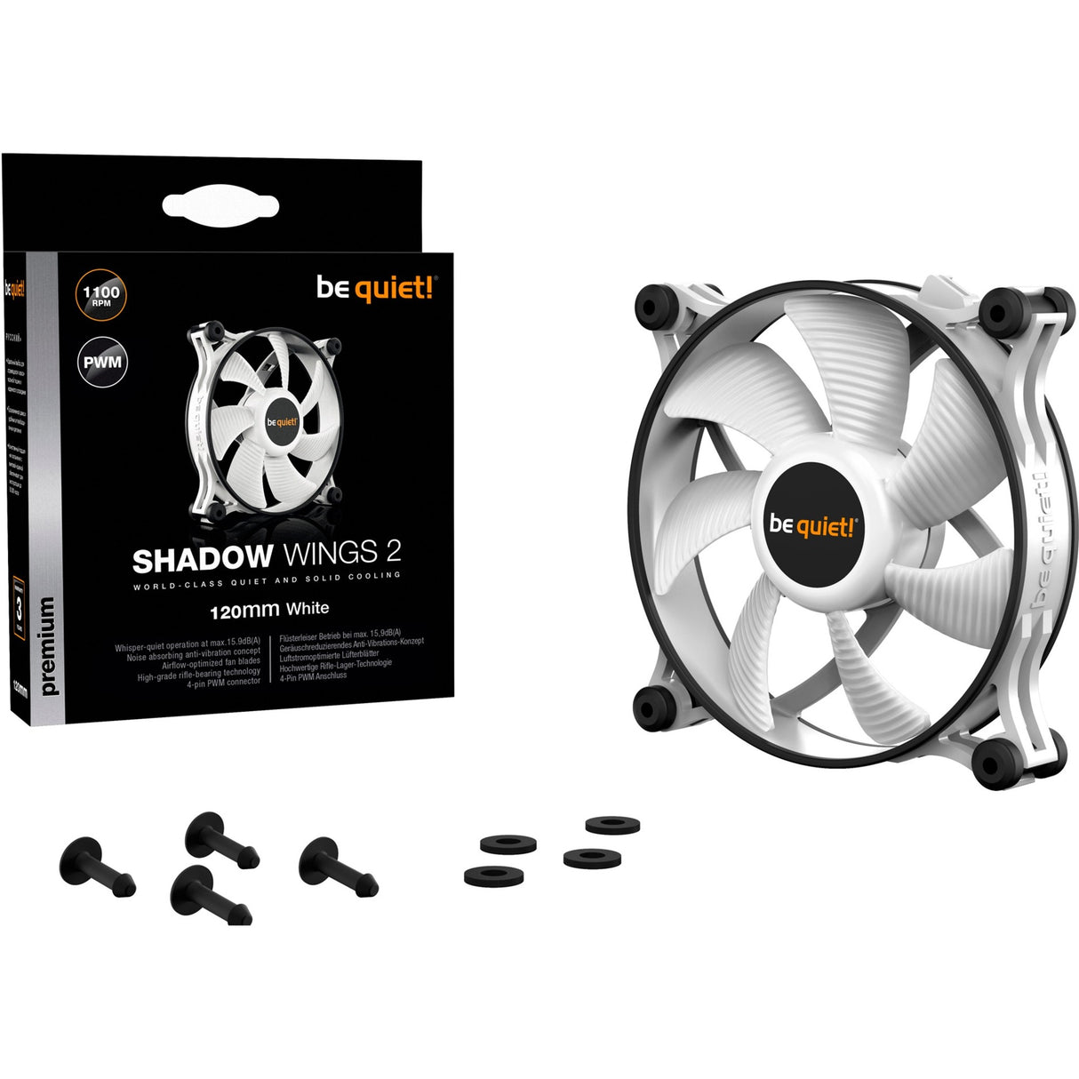 Silenzio! Shadow 2 120mm Pwm bianco