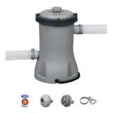 Bomba de filtro de cartrido de Bestway 1.2 m³ u 12v gris