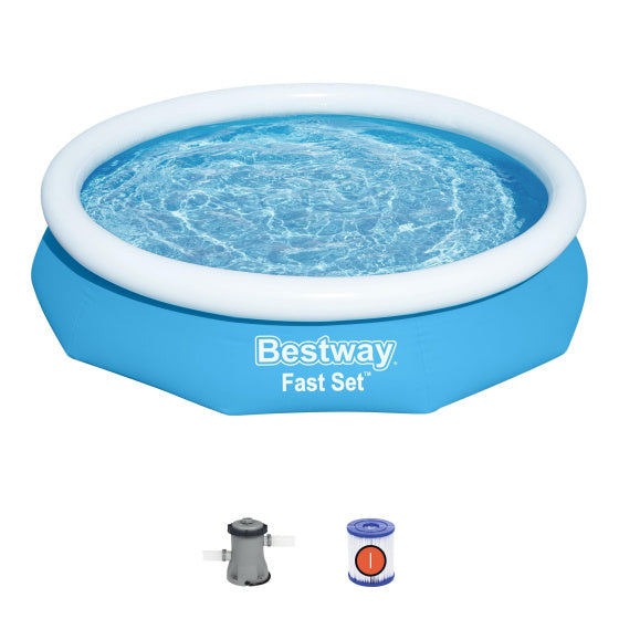 Bestway inflatable swimming pool Fast set with pump around 305-S