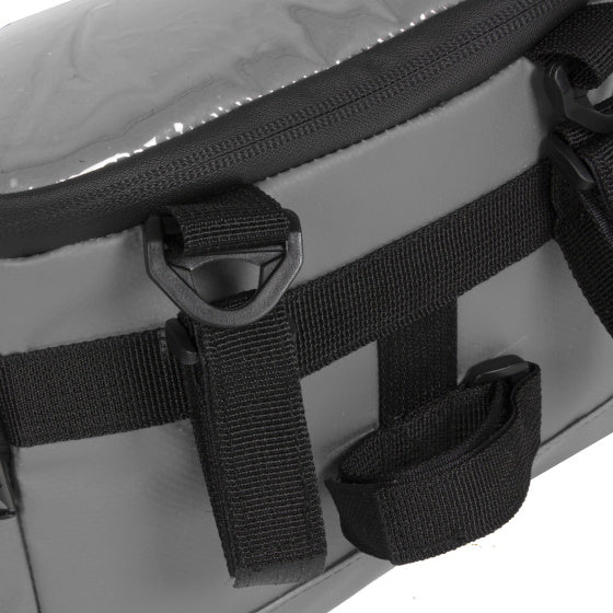 Bike Carbon Water -Borsa per manubrio Repellent con spalla Stix 5L grigio
