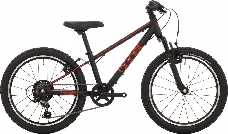 BikeFun 20 palců 26 cm chlapci 6V v-brzdy černá červená